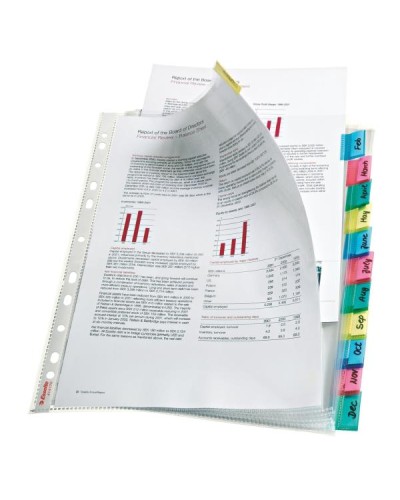 BUSTA INDEX A PERF 12 TASTI A4