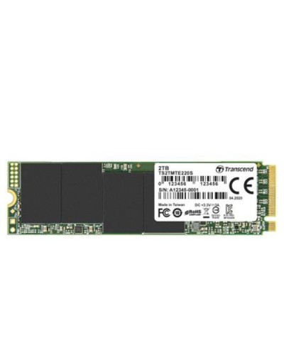 TS2TMTE220S - SSD M.2 2280 da 2TB, PCIe Gen3x4, NVMe, 3D TLC, con Dram