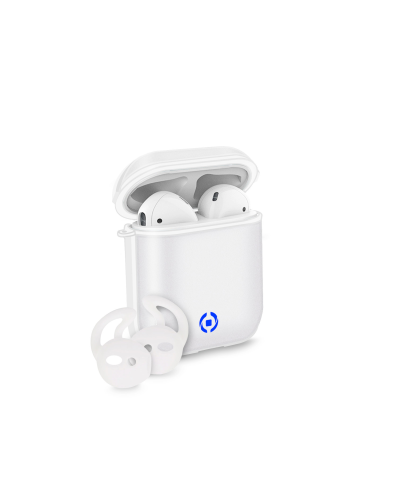AIRCASE - Custodia in silicone morbido compatibile con Airpods 1st Gen. / 2nd Gen.