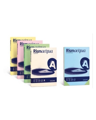 RISMACQUA – A4 Celeste – 200g/m2 - 125fogli