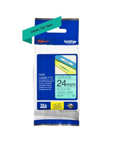 NASTRO TIPO TZ 24MM NERO/VERDE