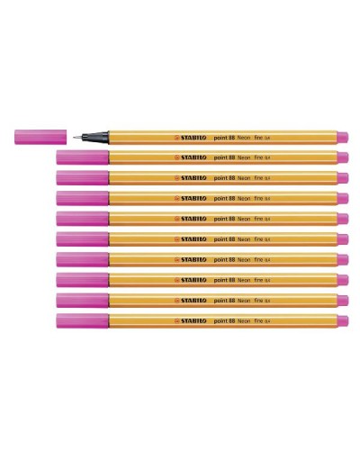 CF10 FINELINER POINT 88 ROSA NEON