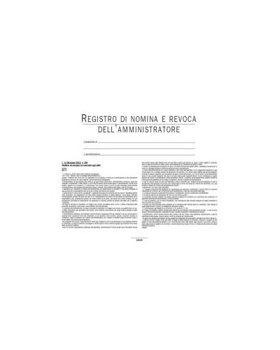 Reg. nomina/revoca ammin. condominio