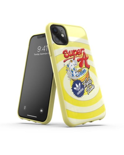 ADIDAS ORIGINALS - Cover BODEGA in TPU morbido con fantasia multicolore compatibile con Apple iPhone 11 Pro