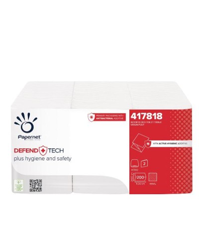 CARTA IGIENICA INTERFOGLIATA CON TECNOLOGIA DEFEND TECH