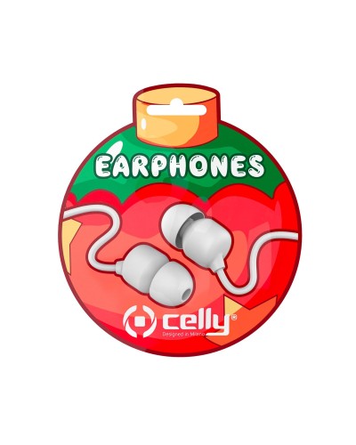 XMASEARBALL - Auricolare a filo stereo IN-EAR con jack 3,5 mm, cavo piatti anti groviglio, remote contro e microfono integrato,