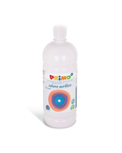 Colore Acrilico - Bianco - Bottiglia 1000ml