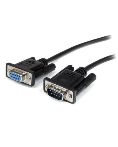 Cavo seriale diretto RS232 DB9 1m nero - M/F