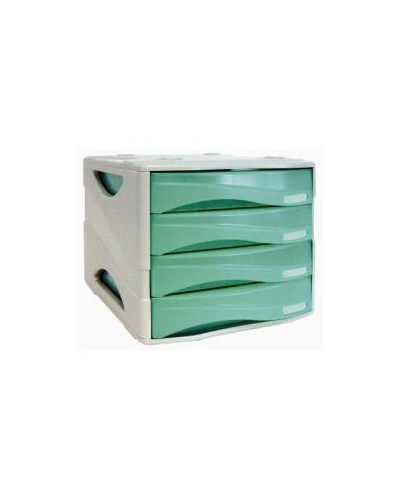 CASSETTIERA 4 CASSETTI VERDE TR