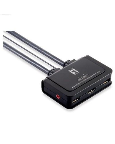 LEVELONE KVM-0290 - KVM SWITCH 2-PORTE USB HDMI con Supporto Audio