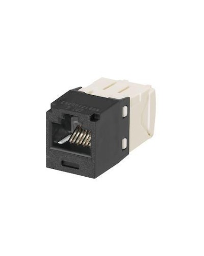 PRESA MINICOM RJ45U CAT.6 NERO
