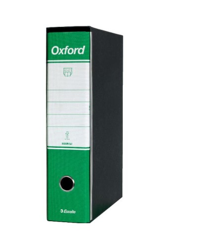 Registratore Oxford Protocollo Dorso 8 cm Verde (6 pz)