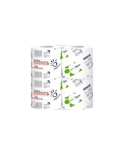 CARTA IGIENICA CON TECNOLOGIA BIO TECH - 4 ROTOLI SUPERIOR