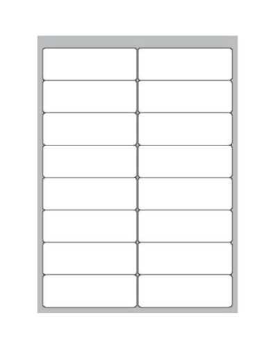 Etichette Autoadesive Carta 99x34mm 100 Fogli