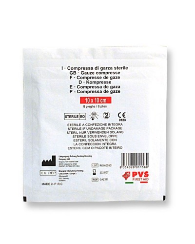 COMPRESSA GARZA 10X10 STERILE