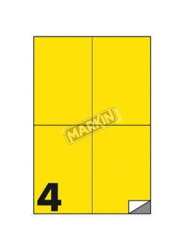 CF400 ETICHETTE GIALLO  105X148
