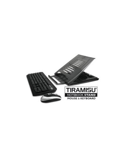 XTMS100KMW Kit Tiramisù Supporto Notebook con Tastiera e Mouse Wireless RF