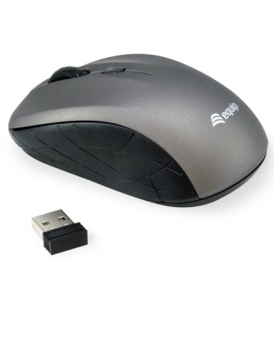 EQUIP - MINI MOUSE OTTICO WIRELESS 1600DPI Grigio
