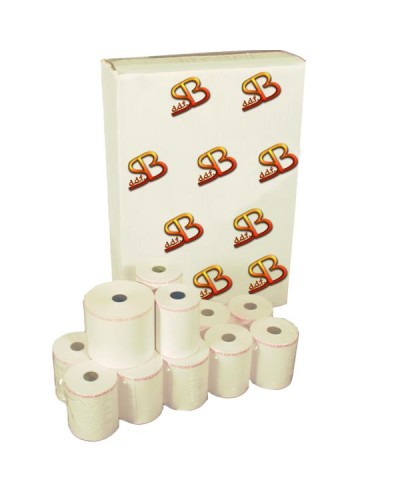Rotoli carta termica POS 55gr 57x40mm anima 12mm - 10 pz