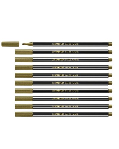 CF10 STABILO PEN68METALLIC ORO M