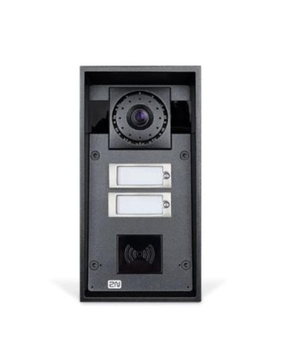 2N IP Force - 2 pulsanti, telecamera HD, lettore card, speak