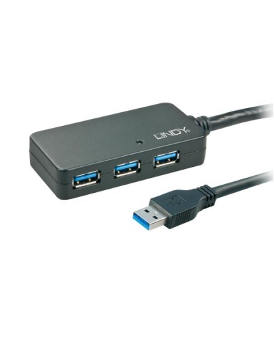 Prolunga Attiva USB 3.0 con Hub Pro, 10m