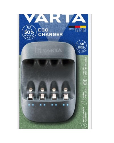RECYCLED Batteria Ricaricabile AA Stilo, 2100 mAh, Pre-caricate
