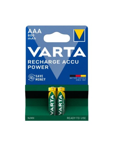 BATTERIE RICARICABILI VARTA ACCU POWER AAA MSTILO