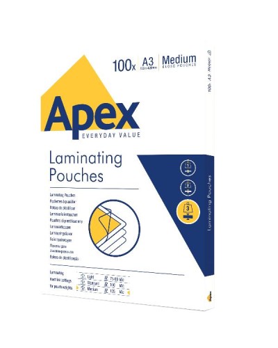 Pouches per plastificazione APEX - Formato medio A3 finitura lucida