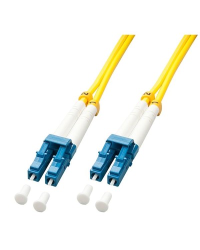 CAVO FIBRA OTTICA OS2 LC/LC 9/125 GIALLO, 2M