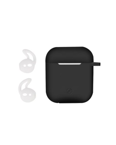 AIRCASE - Custodia in silicone morbido compatibile con Airpods 1st Gen. / 2nd Gen.