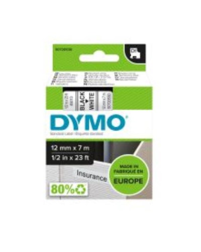 Nastri standard D1 12mmx7m nero/bianco