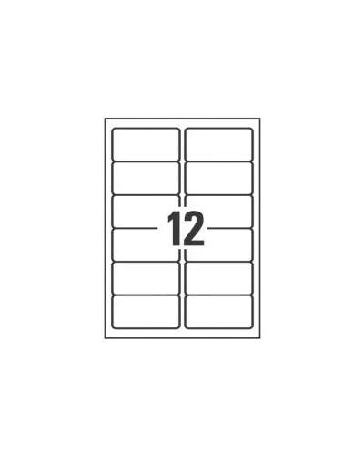 Etichette in poliestere bianco - per stampanti Laser - 99,1 x 42,3 mm
