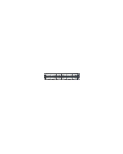 PANNELLO 2U PER 48 RJ45S MINICOM NERO