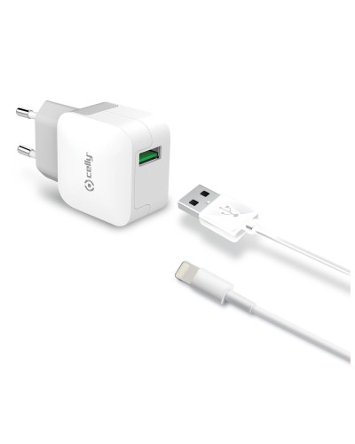 TCUSBLIGHT - 12W USB-A Wall Charger+USB-A to Lightning Cable [TURBO]