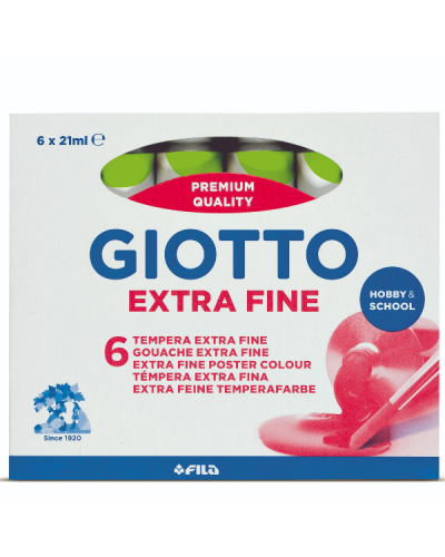 Giotto Tempera Extra in tubetto - confezione 6 pz Verde cinabro