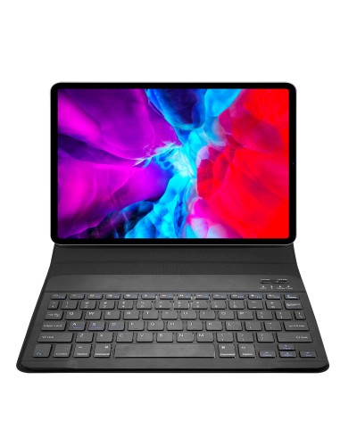UNIMAGTPRO - Custodia universale a libro magnetica di colore nero con Tastiera Wireless magnetica compatibile con i Tablet fino