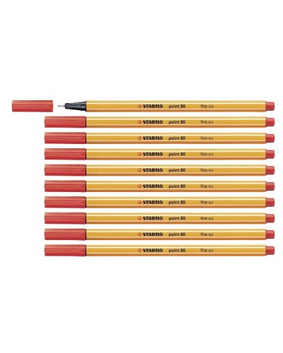CF10 FINELINER POINT 88 ROSSO
