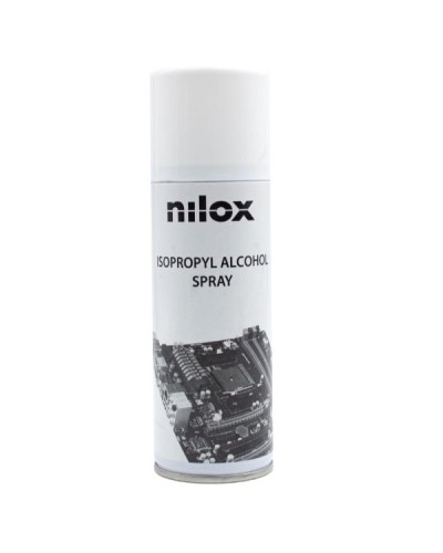 NILOX TECH - Bomboletta spray Alcool Isopropilico, rimuove olio, grasso e molto altro, evapora velocemente senza lasciare aloni
