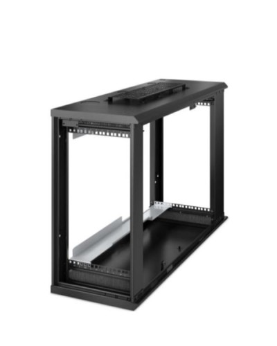 Armadio per montaggio a parete a basso profilo NetShelter WX 6U, 230 V, ventole
