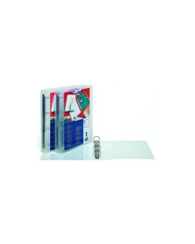 Raccoglitore Hawai A4 4 anelli 15mm PP trasparente