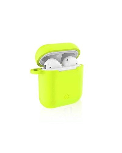 AIRCASE - Custodia in silicone morbida con gancio in metallo compatibile con Airtag 1a Gen/2a Gen