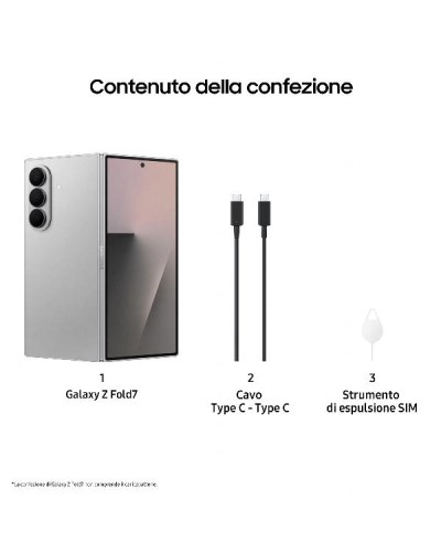 GALAXY Z FOLD7 12+256GB SILVER SHADOW