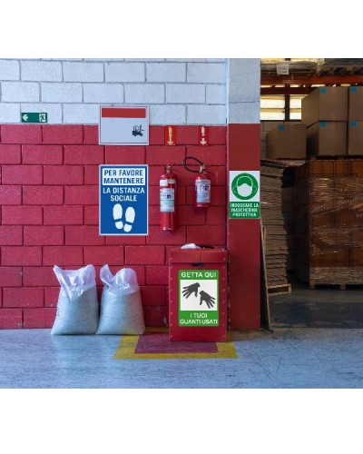 Etichette resistenti in poliestere bianco