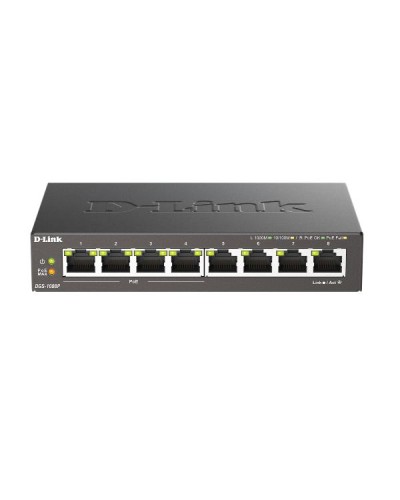 SWITCH DESKTOP 8PORTE 10/100/1000 P