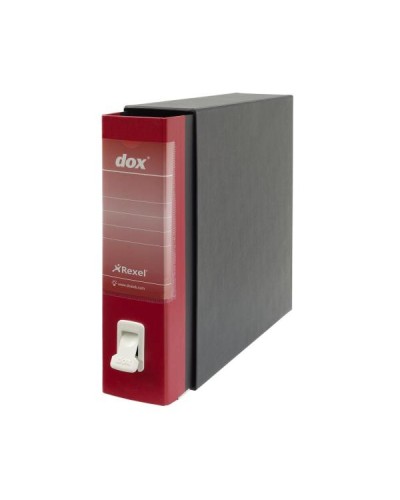 Registratore a leva Rexel Dox 2 Rosso dorso 8 cm (6 pz)