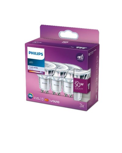 DIS LED FARETTO VETRO 50W GU10 4