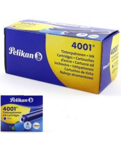 CF10CARTUCCE STILOGRAFICHE BLU ROY.