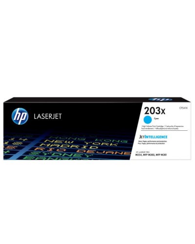 HP 203X Toner Originale Laser Ciano Alta Capacità