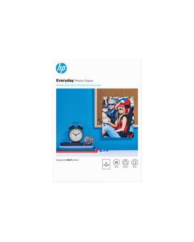 Carta Fotografica HP Semi-Lucida A4 (25 Fogli)
